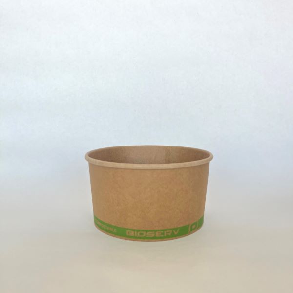 32oz. Kraft Paper Hot/Cold Bowl
