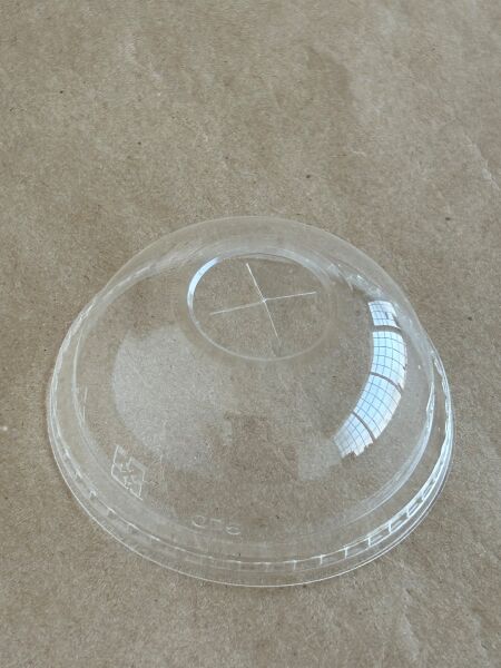 76mm Dome Lid (With Hole) BPI
